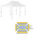 10' x 20' White Rigid Pop-Up Tent Kit, Unimprinted